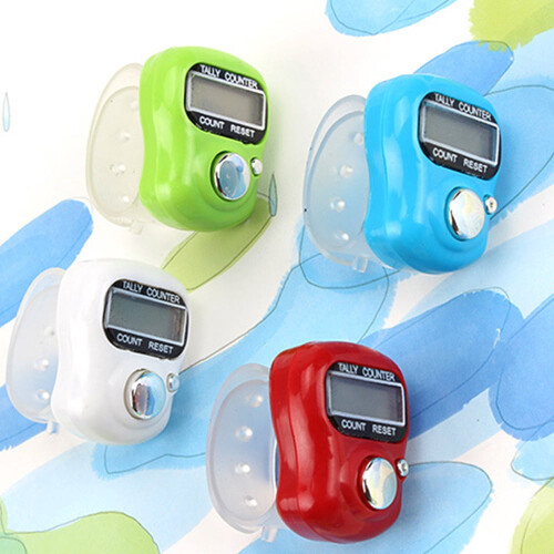 LCD Electronic Finger Hand Ring Knitting Tally Counter Pedometer 2