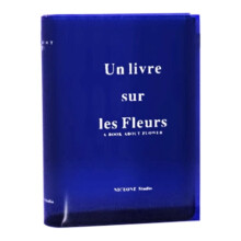 Begine Clearance Flower Pot Vase Blue,Clear Book Vase 2023 New Clear Book Vase Cute Bookshelf Decor for Centerpieces and Home Decor,1X Vase