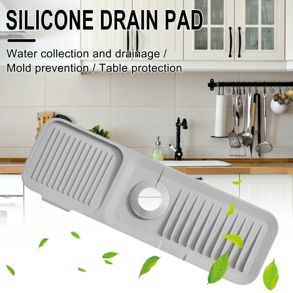 Kitchen Gadgets Zkccnuk Faucet Pad Bathroom Kitchen Pad Pad Faucet Bottom Thickened Silicone Pad Kitchen Utensils Home Decor Clearance 9377112353241