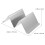 2 Pcs Taco Holders Rustproof Taco Stands Stainless Steel Display Racks (Silver) 5