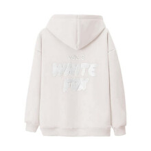 Fuzzy Sweatshirt for Girls, Cute Sweatshirts with Full Cotton Lining and Drawstring Hood, Long Sleeve Oversized Pullover in Soft Fabric, Trendy