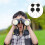 Protective Binocular Cap, Easy to Remove Rubber Objective Lens Cover with Flexible Design, Scratchproof Dustproof Shield for Outdoor Use, Durable 2