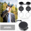 Protective Binocular Cap, Easy to Remove Rubber Objective Lens Cover with Flexible Design, Scratchproof Dustproof Shield for Outdoor Use, Durable 6