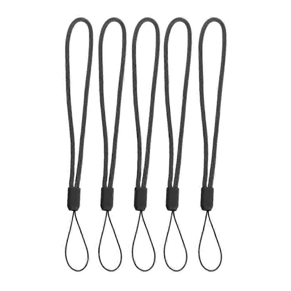 (As Show, Black) 5Pcs Universal Hand Wrist Strap Rope Cord Holder Lanyard For Cell Phone Camera 5213747886638