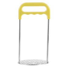 Stainless Steel Potato Masher with Ergonomic Nonslip Grip for Smooth Puree of Vegetables and Pumpkin