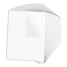 Sublimationsvinyl 100 PCS Sublimationsaufkleber glänzend weißes 8,5 Zoll x 11 Zoll Aufkleberpapier für Tintenstrahldrucker
