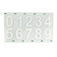 Autocolante de número impermeável Autocolantes autoadesivos para números de estilo elegante Autocolante para decoração exterior 25-26s