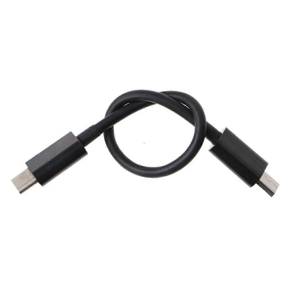 (As Show, Black) Usb 3.1 Type-C To Usb 2.0 Micro-B Micro Usb Charging Data Transfer Adapter Cable Black/White 3242242669844