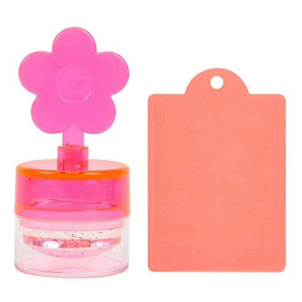 (As Show, Orange Pink) Nail Stamper Jelly Silicone Printing Nail Polish Stamping French Tip Nail Stamp Template With Scraper Manicure Stencil 3364096763995