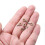 Mini Eye Hooks,600 τμχ Screw Eye Bails,Βιδωτά άγκιστρα ματιών,Βίδα από ανοξείδωτο ατσάλι Edition 1128 4