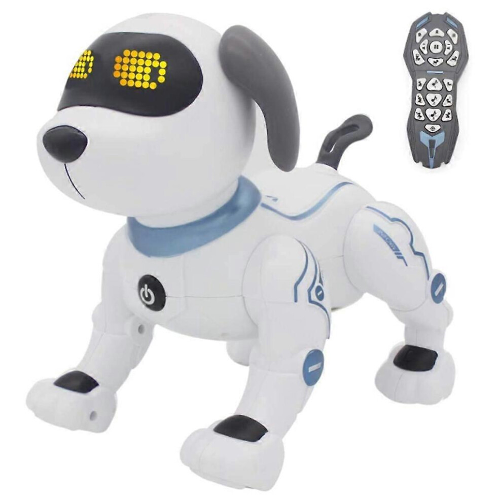 (As Show, One Size) Remote Control Dog Rc Robotic Stunt Puppy Dancing Programmable For Smart Toy Interactive Gift 5213747834929