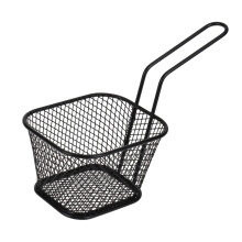 Stainless Steel Frying Basket with Long Handle Grip, Flexible Mesh Strainer for Chips and Potatoes Ref: 1301