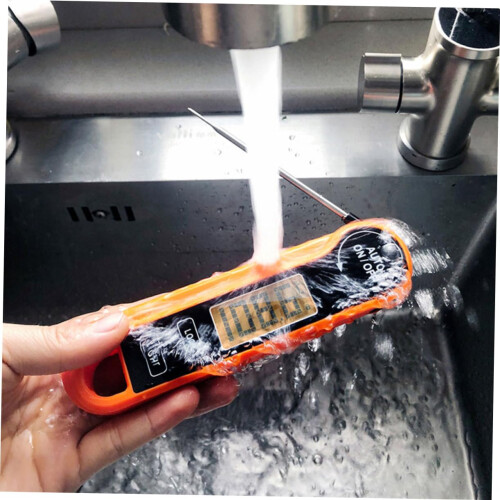 Digital Meat Thermometer Instant Read Waterproof Foldable Probe Large Screen for Cooking Grilling 2