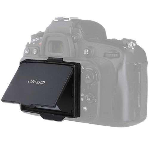 Protector de pantalla LCD 2in1 protector de pantalla desplegable protector de cubierta para la Nikon D600 D610 1