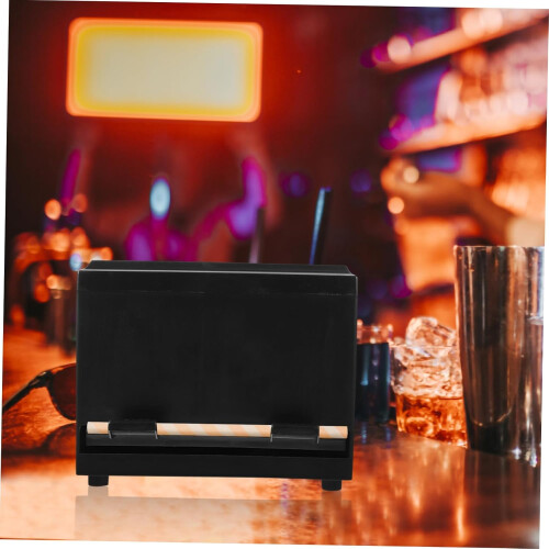 Reusable Straw Dispenser PushType Wall Mount Automatic Holder for Kitchen Counter Storage Box 1