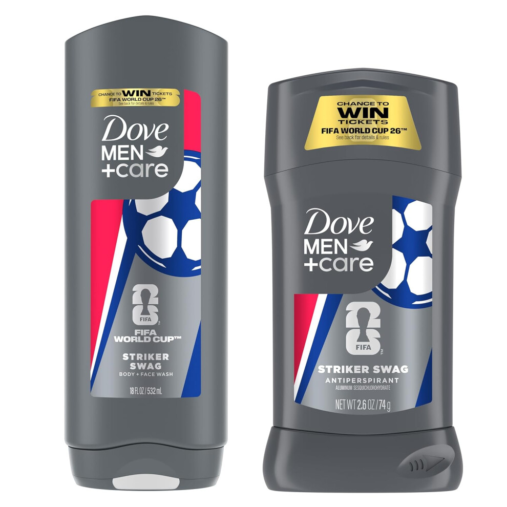 Dove Men + Care Body Wash & Deodorant Pack 2 Count