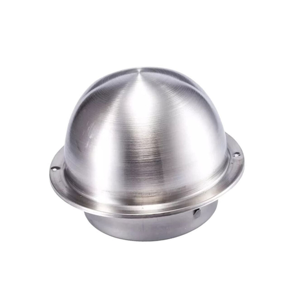 Stainless Steel Vent Cover Rainproof Outdoor Wall Hood With Secure Barb Pest Blocking Design 9174973290773