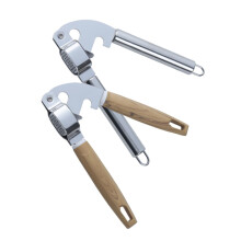 2pcs Stainless Steel Garlic Press and Crusher with Ergonomic Wooden Handle for Kitchen and Restaurant