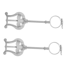 Adjustable Clarinet Lyre Music Holder Clip for Marching Band, Stable Grip, 2pcs
