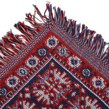 Double Sided Cotton Woven Couch Throw Blanket with Tassels 130x180cm