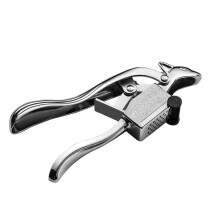 Garlic Press Stainless Steel Rust Proof Crusher with Ergonomic NonSlip Handle and Fine Hole Mincer