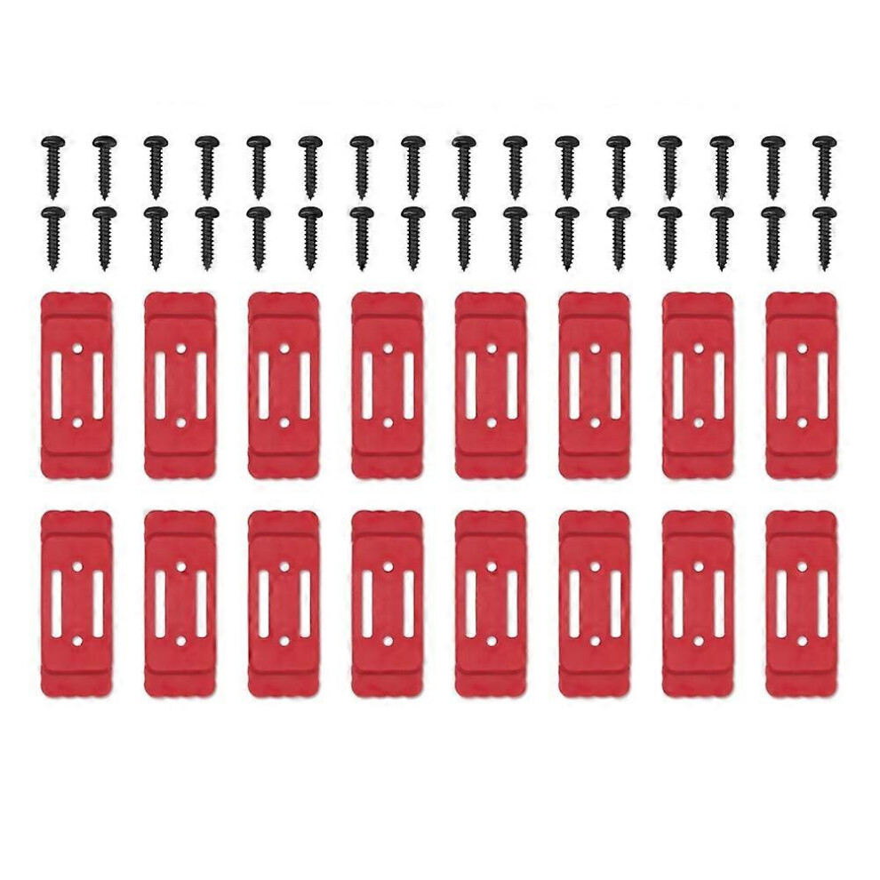 Mounting Feet For Milwaukee Packout -16 Pack,For Milwaukee Packout Accessories,Feet Mounting System,Red 6935161625400