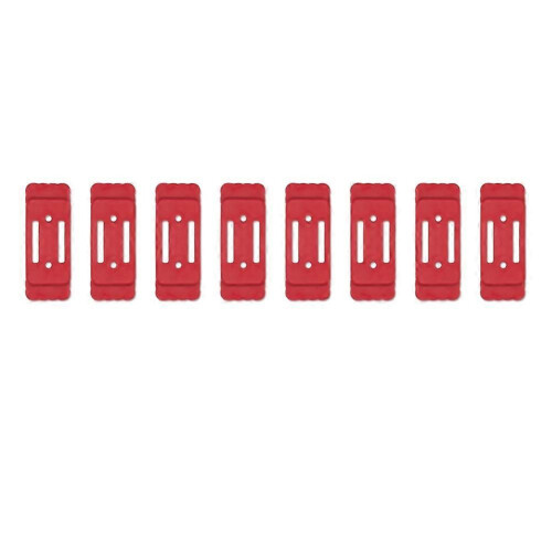 Montering af fødder til Milwaukee Packout - 16 Pack, til Milwaukee Packout-tilbehør, fodmonteringssystem, rød 1
