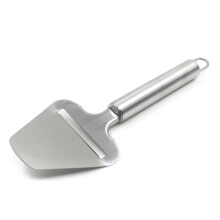 Stainless Steel Cheese Slicer and Knife with Sharp Polished Blade, Ergonomic Hanging Handle