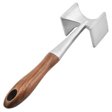 Stainless Steel Meat Tenderizer Mallet with DoubleSided Hammer for Kitchen and Steak