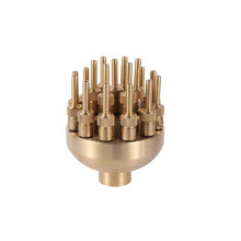 Fountain Nozzle Brass Three Tier 1 Inch Pond Jet for Elegant Outdoor Landscape Water Feature