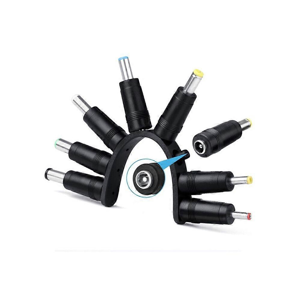 (As Show, One Size) Multipurpose 5.5X2.1mm Power Cord Wire With 8Xadapters For 1V-36V 3A Product 5213747809309