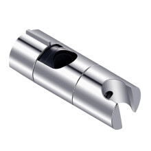 Duschhalter, 18-25 mm Durchmesser verstellbar, Handduschhalter im Chrom+ ABS-Design, einfache Installation, geeignet für Duschschienen