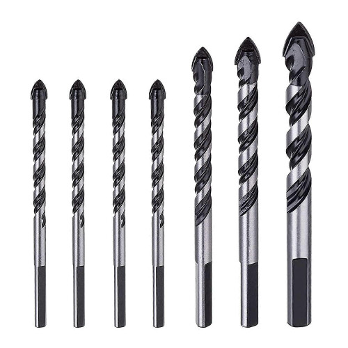 7pcs Tungsten Carbide Masonry Drill Bit Set(6,6,6,8,10,12mm)