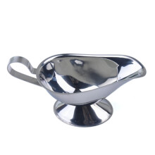 Stainless Steel Gravy Boat 8 oz Sauce Server with Mirror Finish Dishwasher Safe for Home and Restaurant