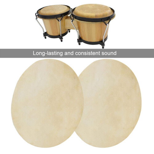 8.5 Inch Leather Drum Head Patch for Bongo and African Drum , Durable and Precise Fit 1