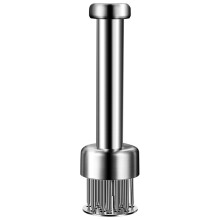 Stainless Steel Meat Tenderizer with 21 Sharp Needle Blades for Steak Pork Chicken, Ergonomic Grip