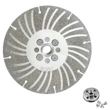 Roda de Rectificação Angular Indestrutível de 5", para Granito, Cerâmica e Corte de Metais