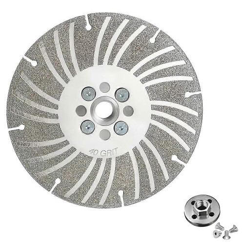 Roda de Rectificação Angular Indestrutível de 5", para Granito, Cerâmica e Corte de Metais
