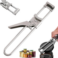 Adjustable Stainless Steel Jar Opener for Seniors with Arthritis