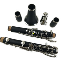 Clarinet in A Key Composite Wood with Warm Tone, Stable Pitch and Protective Carry Case