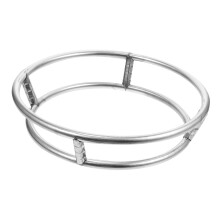 Wok Ring for Gas Stove, Round Stainless Steel Pot Stand with Heat Resistant and AntiSlip Design