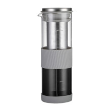 800ml Borosilicate Cold Brew Coffee Maker with Stainless Steel Filter for Hot and Iced Coffee