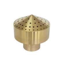 Brass Fountain Nozzle 1/2 3/4 1 Inch Adjustable Pond Fountain Head for Beautiful Water Patterns
