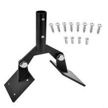 Weathervane Roof Mount Rustproof Steel Bracket Fits Standard 3/4' Pole for Garden Use