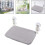 Cat Window Perch Hammock with Plush Surface, Foldable Bed and Strong Suction Cups, Grey 30x52cm 2