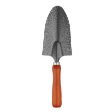 Garden Trowel 12x3.3 Rustproof Carbon Steel with Ergonomic Wooden Handle for Planting and Weeding