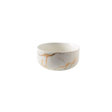 Ceramic Bowl Marble Design, Microwave Dishwasher Safe Porcelain Bowl for Soup, Rice, Noodles