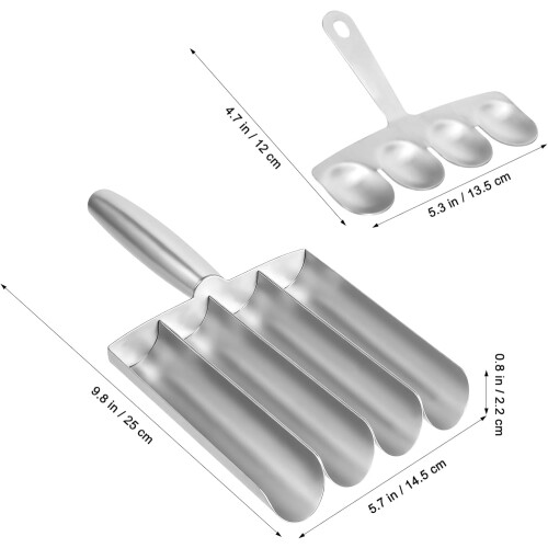 Stainless Steel Meatball Maker Scoop with NonStick Surface, MultiRow Shaping Tool for Easy Use 2