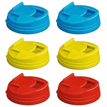 6PCS Soda Can Cover 2.3 Inch Leak Proof Silicone Lid Keeps Drinks Carbonated for Camping Parties