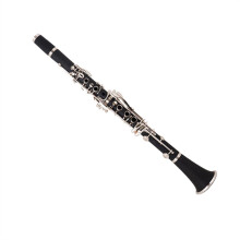 B Flat Beginner Clarinet Silver Plated Bakelite with Refined Finish for Student Musicians